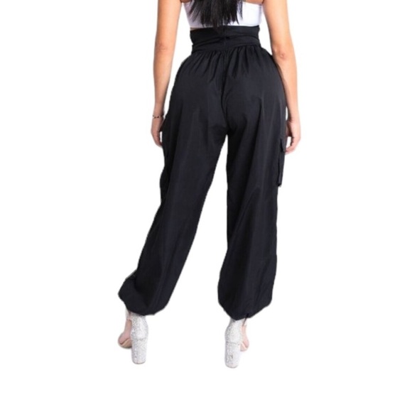 High Waist Cargo Pocket Drawstring Jogger Pants
New - Picture 7 of 8